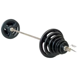 Steel Composite ISO Grip 300 Lb. Barbell Set -- York (29017)