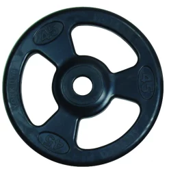ISO-Grip Rubber Coated Steel Composite Olympic Gripping Plates -- York (ISO-R) -Detecto Sales 29025 isogripsteelcompositeolympicrubberplates