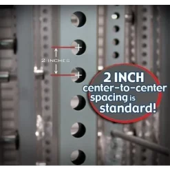 Weight Lifting Half Cage -- Legend Fitness (3142) -Detecto Sales 2inchholespacing