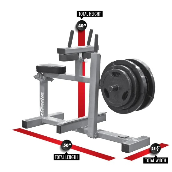 Plate Loaded Seated Calf Raise Machine -- Legend Fitness (3119) 2 Plate Loaded Seated Calf Raise Machine -- Legend Fitness (3119) - Image 2
