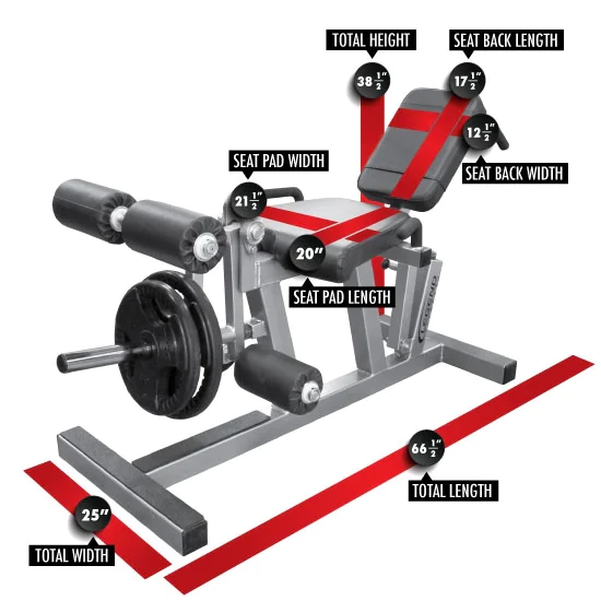 Plate Loaded Leg Extension / Leg Curl Combo -- Legend Fitness (3135) 2 Plate Loaded Leg Extension / Leg Curl Combo -- Legend Fitness (3135) - Image 2