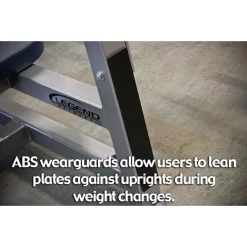 Basic Olympic Flat Bench Press -- Legend Fitness (3105) 7 Basic Olympic Flat Bench Press -- Legend Fitness (3105) -Detecto Sales 3150wearguardsHI.1