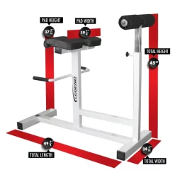 Adjustable Horizontal Hyperextension Bench -- Legend Fitness (3151)