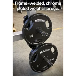 Incline Olympic Bench Press W/Plate Storage -- Legend Fitness (3154) -Detecto Sales 3154storageHI