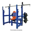 Olympic Shoulder Press Bench With Plate Storage -- Legend Fitness (3156)