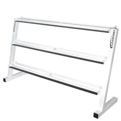 Commercial Three-Tier 15-Pair Hex Dumbbell Rack -- Legend Fitness (3168)