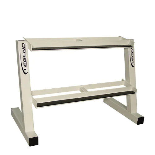 Commercial Two-Tier Hex Dumbbell Rack -- Legend Fitness (3170) 1 Commercial Two-Tier Hex Dumbbell Rack -- Legend Fitness (3170)