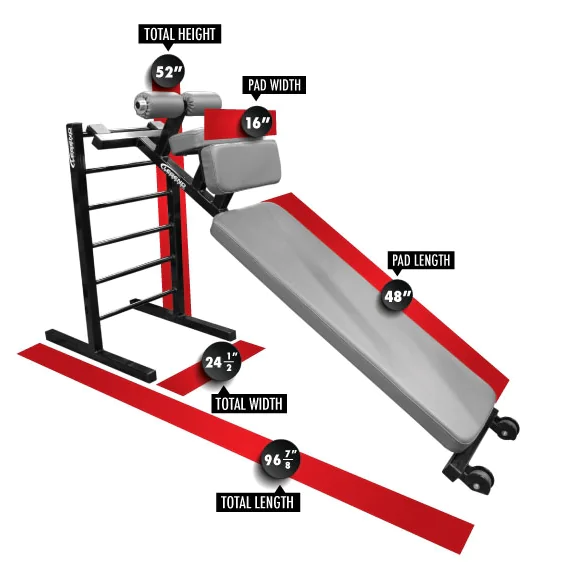 Sit-Up Bench Ladder Station -- Legend Fitness (3176) 2 Sit-Up Bench Ladder Station -- Legend Fitness (3176) - Image 2