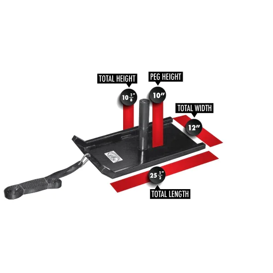 Plate Loaded Pulling Sled -- Legend Fitness (3219) 1 Plate Loaded Pulling Sled -- Legend Fitness (3219)