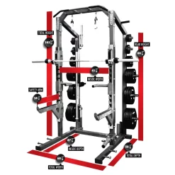 PRO SERIES Half Cage -- Legend Fitness (3226)