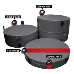 Performance Plyo Cushion Set -- Legend Fitness (3231)