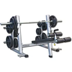 PRO SERIES Olympic Decline Bench Press W/Band Pegs -- Legend Fitness (3243)