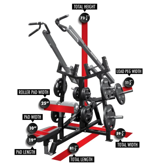 Unilateral Diverging Lat Pulldown -- Legend Fitness (6005) 2 Unilateral Diverging Lat Pulldown -- Legend Fitness (6005) - Image 2