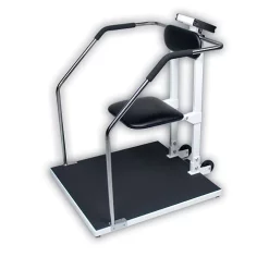 Digital Waist-High Stand-On Bariatric Flip Seat Physician Scale (LBS / KILOS) -- Detecto (6868)