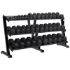 Three-Tier Hexagonal Dumbbell Rack -- York (69129)