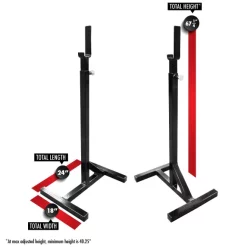 Commercial Adjustable Squat Stands | Legend Fitness (7005)