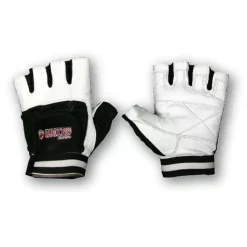 Paws Premium Weightlifting Gloves - White -- Grizzly (8728-04)