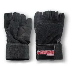 Power Paws Wrist Wrap Weightlifting Gloves -- Grizzly (8731-04)
