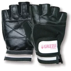 Women's Grizzly Paw Weightlifting Gloves (Black) -- Grizzly (8738L-04)