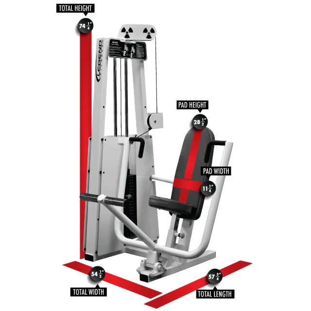 Chest Press Machine -- Legend Fitness (900) 2 Chest Press Machine -- Legend Fitness (900) - Image 2