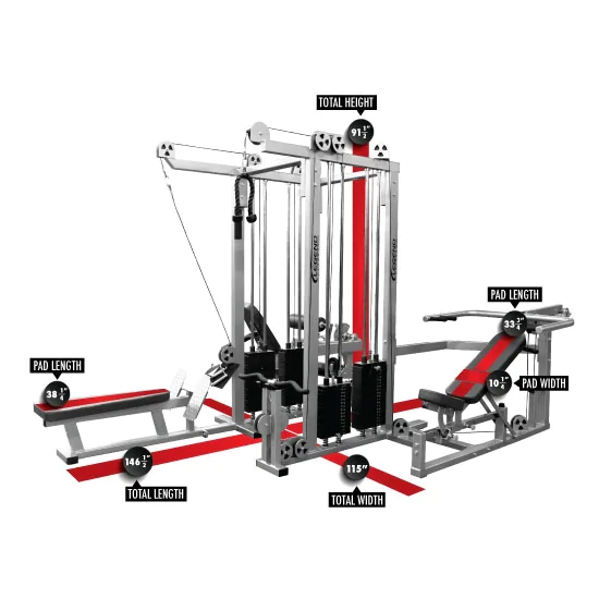 Four Stack Jungle -- Legend Fitness (958) 2 Four Stack Jungle -- Legend Fitness (958) - Image 2