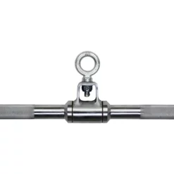 Hard Chrome Revolving Solid Bent D-Lat Pulldown Bar 34" | American Barbell (AT-BLP-E) -Detecto Sales ATBLPEb large