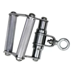 Hard Chrome Solid Seated Row / Chinning Handle | American Barbell (AT-SRCH-E) -Detecto Sales ATSRCHEd large