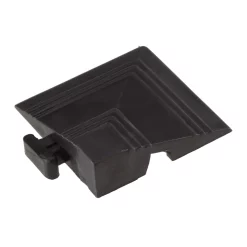Modular Interlocking Plastic PVC Tile Beveled Corners | IRON COMPANY (BEV-CORNER)