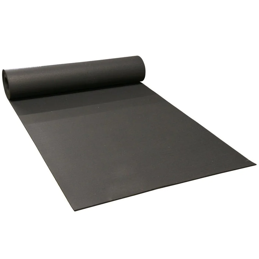 1/4" Black Rubber Roll Gym Flooring 4' Wide X 6.4mm Thick – Iron Company (ROLL-BLACK-1/4) 1 1/4" Black Rubber Roll Gym Flooring 4' Wide X 6.4mm Thick – Iron Company (ROLL-BLACK-1/4)