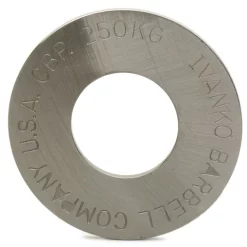 Stainless Steel 0.25KG Olympic Calibrated Micro Fraction Plates For Powerlifting Competition (Pair) – Ivanko (CBP-0.25KG)