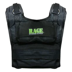 RAGE 36 Lb. Adjustable Short Weighted Vest -- RAGE Fitness (CF-WVR36/R)