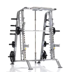 Evolution Light Commercial Smith Machine / Half Cage Combo Rack -- Tuff Stuff (CSM-600)