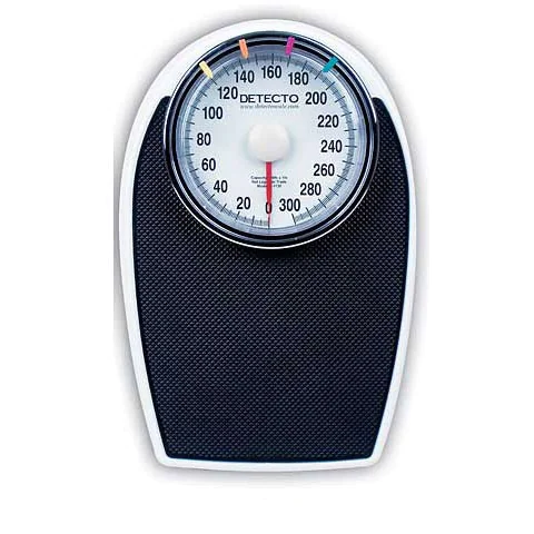 Mechanical Dial Floor Fitness Scale (LBS) -- Detecto (D1130) 1 Mechanical Dial Floor Fitness Scale (LBS) -- Detecto (D1130)