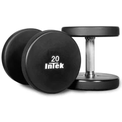 Armor Series Welded Steel Urethane Dumbbells -- Intek (DBSUTSET)