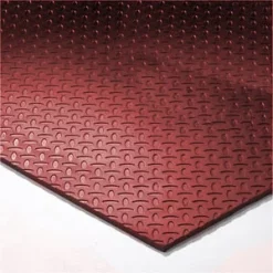 Diamond Plate Rubber Flooring Tiles 4' X 4' X 7/16" | IRON COMPANY (IRONCO-DPLATE-MATS) -Detecto Sales DPLATEPREMIUMxlg