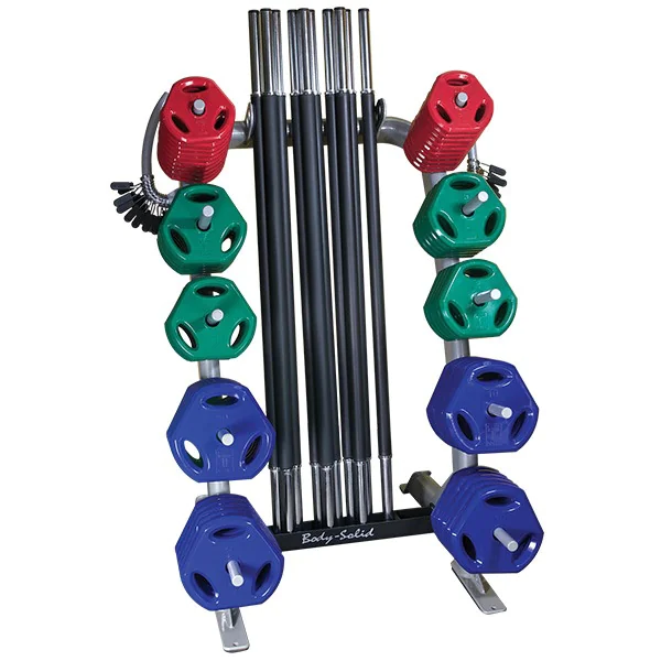 Cardio Barbell Set - 10 Pack -- Body-Solid (GCRPACK) 1 Cardio Barbell Set - 10 Pack -- Body-Solid (GCRPACK)