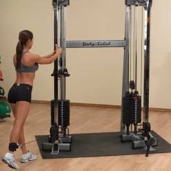 Cable Machine Gym Functional Trainer -- Body-Solid (GDCC210) -Detecto Sales GDCC210 Ex LegCurl