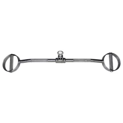 Hard Chrome Revolving Solid Bent D-Lat Pulldown Bar 34" | American Barbell (AT-BLP-E)