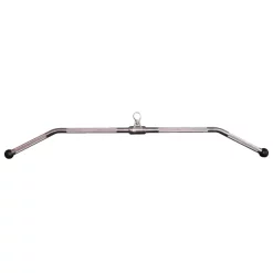 Hard Chrome Revolving Solid Lat Pulldown Bar 48" | American Barbell (AT-LPB-E)