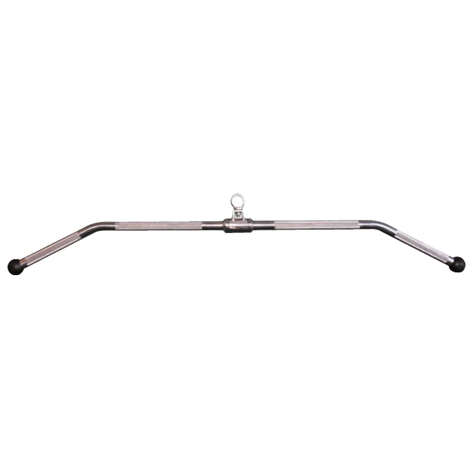 Hard Chrome Revolving Solid Lat Pulldown Bar 48" | American Barbell (AT-LPB-E) 1 Hard Chrome Revolving Solid Lat Pulldown Bar 48" | American Barbell (AT-LPB-E)