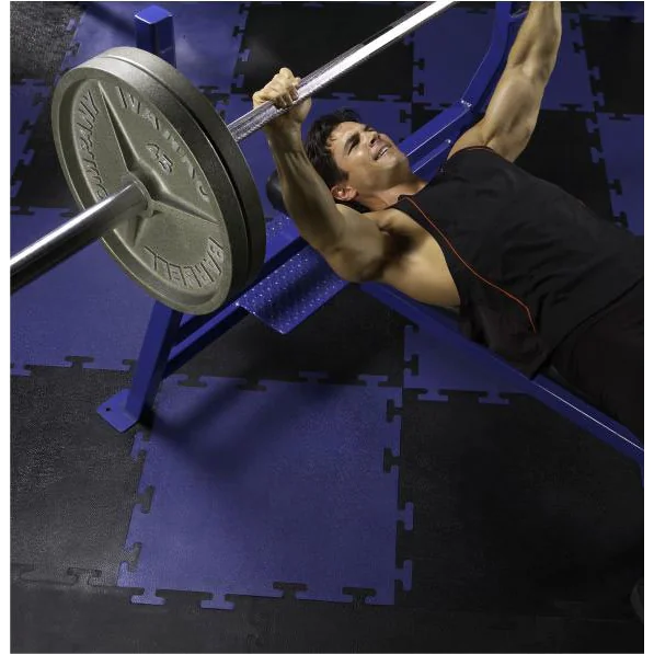 Virgin Rubber Interlocking Weight Room Flooring Tiles | IRON COMPANY (BF) 8 Virgin Rubber Interlocking Weight Room Flooring Tiles | IRON COMPANY (BF) - Image 8