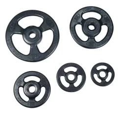 York ISO-Grip Steel Composite Barbell Grip Plate Sets -- York (ISO-S)