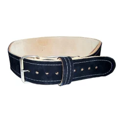 4" Suede Leather Weightlifting Belt – Iron Company (LBSD4) -Detecto Sales LBSD4Black.1