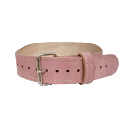 4" Suede Leather Weightlifting Belt – Iron Company (LBSD4) -Detecto Sales LBSDPINKSP