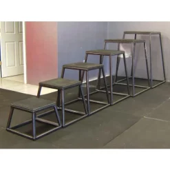 USA Made Fully Welded Commercial Plyo Boxes -- Legend Fitness (LEGENDPLYO) -Detecto Sales LegendPlyoBlack