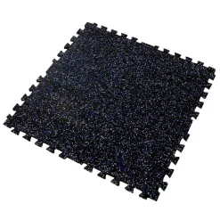 ZIP TILES Interlocking Rubber Puzzle Mats For Commercial Gyms 28.5" X 28.5" X 3/8" – Ultimate RB Rubber (RB-ZIP-TILE) -Detecto Sales ZipTile gallery1.1.1