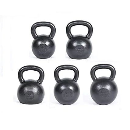 Premier Cast Iron Kettlebell Set - Garage Gym Package -- Ader Fitness (112-SET) - Image 4