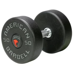Series I Uni-Lock Commercial Solid Head Urethane Dumbbells | American Barbell (DBAB1)