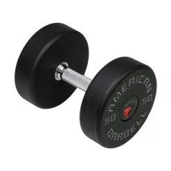 Series I Uni-Lock Commercial Solid Head Urethane Dumbbells | American Barbell (DBAB1) -Detecto Sales americanbarbellseries1urethanedumbbells4