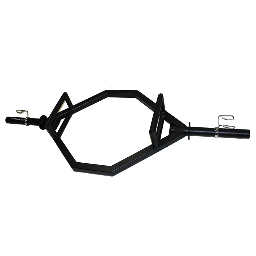 64" Olympic Hex Bar With Spring Collars -- Apollo Athletics (OB-64) 1 64" Olympic Hex Bar With Spring Collars -- Apollo Athletics (OB-64)